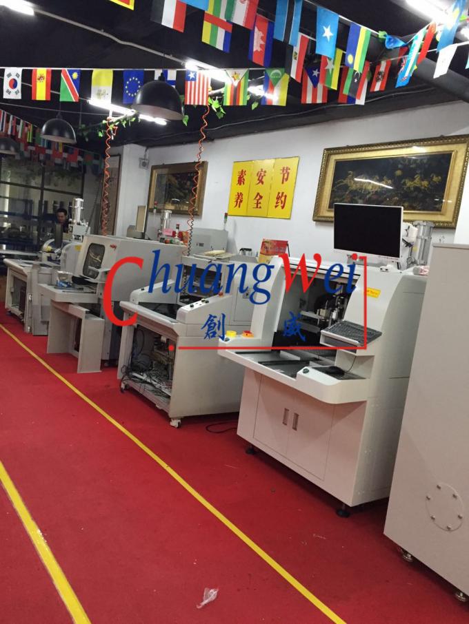 Máquina do router do PWB do separador do PWB de duas corrediças com de ponta liso