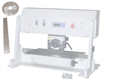 V-groove PCB Depaneling Motorized Circular / Linear Blade For Electronics