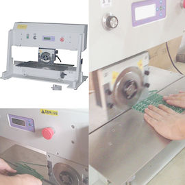 V-groove PCB Depaneling Motorized Circular / Linear Blade For Electronics